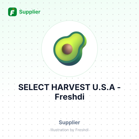 SELECT HARVEST U.S.A – summary card, no photo uploaded yet