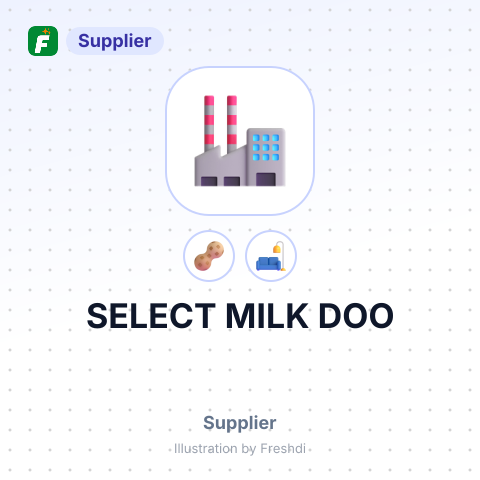 SELECT MILK DOO – summary card, no photo uploaded yet