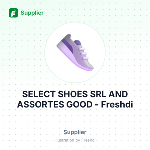 SELECT SHOES SRL AND ASSORTES GOOD – summary card, no photo uploaded yet