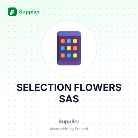 SELECTION FLOWERS SAS – summary card, no photo uploaded yet