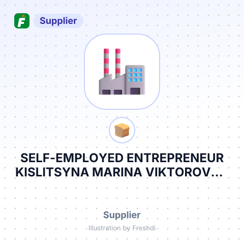 SELF-EMPLOYED ENTREPRENEUR KISLITSYNA MARINA VIKTOROVNA – summary card, no photo uploaded yet