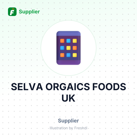 SELVA ORGAICS FOODS UK – summary card, no photo uploaded yet