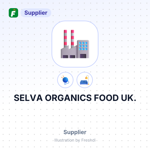 SELVA ORGANICS FOOD UK. – summary card, no photo uploaded yet