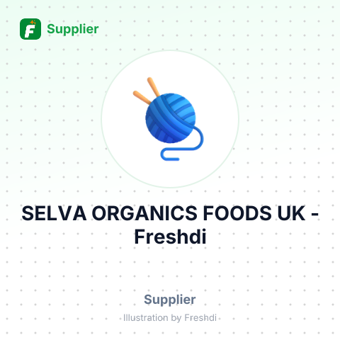 SELVA ORGANICS FOODS UK – summary card, no photo uploaded yet