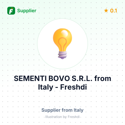 SEMENTI BOVO S.R.L. – summary card, no photo uploaded yet