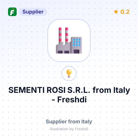 SEMENTI ROSI S.R.L. – summary card, no photo uploaded yet
