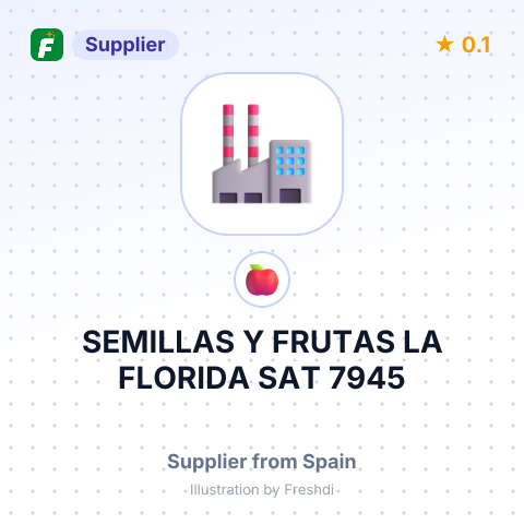 SEMILLAS Y FRUTAS LA FLORIDA SAT 7945 – summary card, no photo uploaded yet