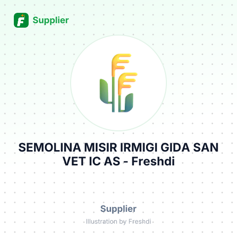 SEMOLINA MISIR IRMIGI GIDA SAN VET IC AS – summary card, no photo uploaded yet
