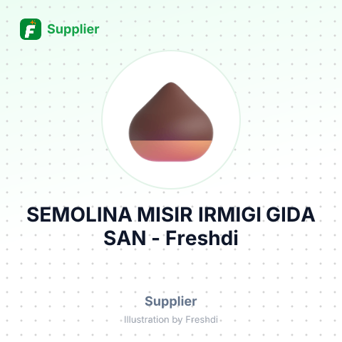SEMOLINA MISIR IRMIGI GIDA SAN – summary card, no photo uploaded yet