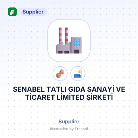 SENABEL TATLI GIDA SANAYİ VE TİCARET LİMİTED ŞİRKETİ – summary card, no photo uploaded yet