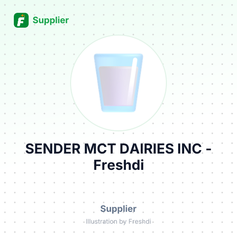 SENDER MCT DAIRIES INC – summary card, no photo uploaded yet