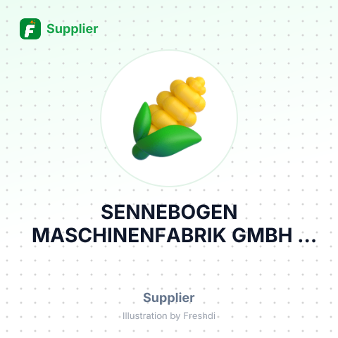 SENNEBOGEN MASCHINENFABRIK GMBH – summary card, no photo uploaded yet