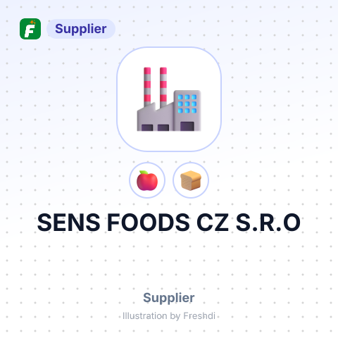 SENS FOODS CZ S.R.O – summary card, no photo uploaded yet