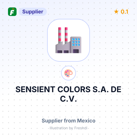 SENSIENT COLORS, S.A. DE C.V. – summary card, no photo uploaded yet