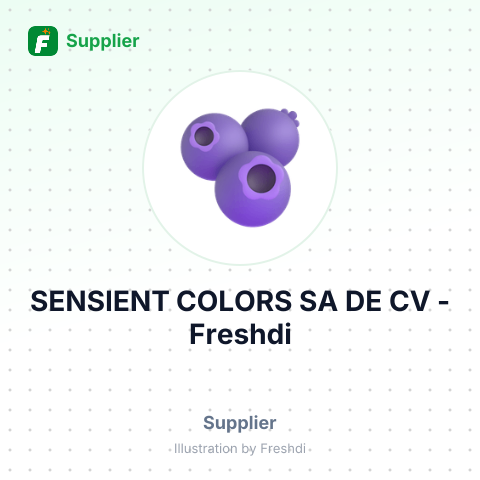 SENSIENT COLORS SA DE CV – summary card, no photo uploaded yet