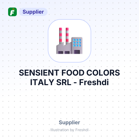 SENSIENT FOOD COLORS ITALY SRL – summary card, no photo uploaded yet