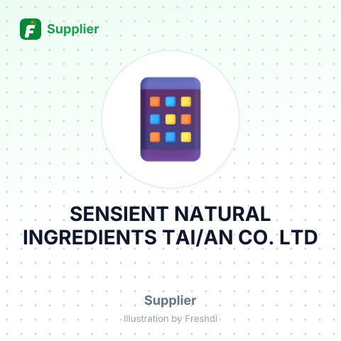 SENSIENT NATURAL INGREDIENTS TAI/AN CO. LTD – summary card, no photo uploaded yet