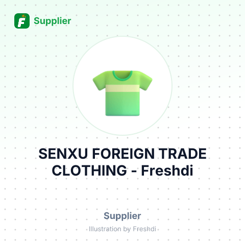 SENXU FOREIGN TRADE CLOTHING – summary card, no photo uploaded yet