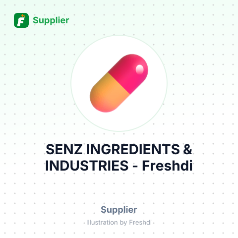 SENZ INGREDIENTS & INDUSTRIES – summary card, no photo uploaded yet