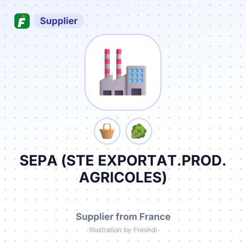 SEPA (STE EXPORTAT.PROD. AGRICOLES) – summary card, no photo uploaded yet