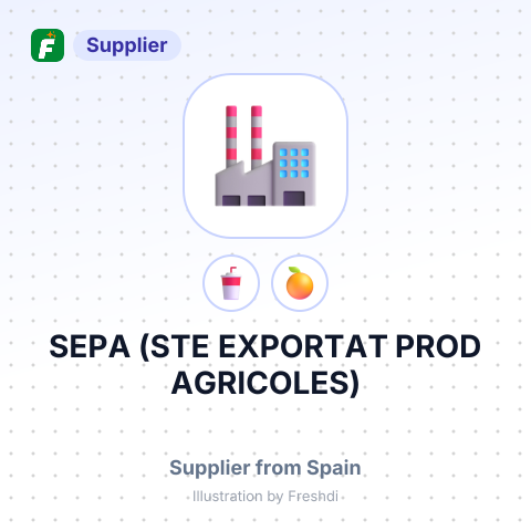 SEPA (STE EXPORTAT PROD AGRICOLES) – summary card, no photo uploaded yet