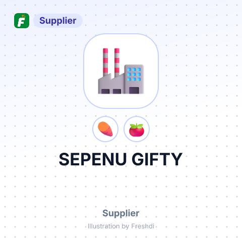 SEPENU GIFTY – summary card, no photo uploaded yet