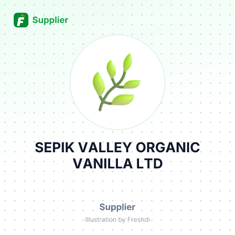 SEPIK VALLEY ORGANIC VANILLA LTD – summary card, no photo uploaded yet