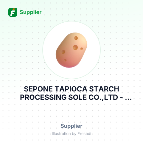 SEPONE TAPIOCA STARCH PROCESSING SOLE CO.,LTD – summary card, no photo uploaded yet