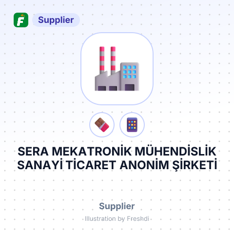 SERA MEKATRONİK MÜHENDİSLİK SANAYİ TİCARET ANONİM ŞİRKETİ – summary card, no photo uploaded yet