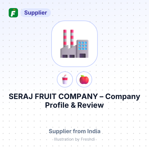 SERAJ FRUIT COMPANY – summary card, no photo uploaded yet
