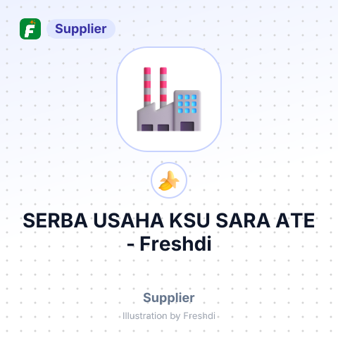 SERBA USAHA KSU SARA ATE – summary card, no photo uploaded yet