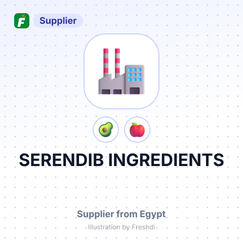 SERENDIB INGREDIENTS – summary card, no photo uploaded yet