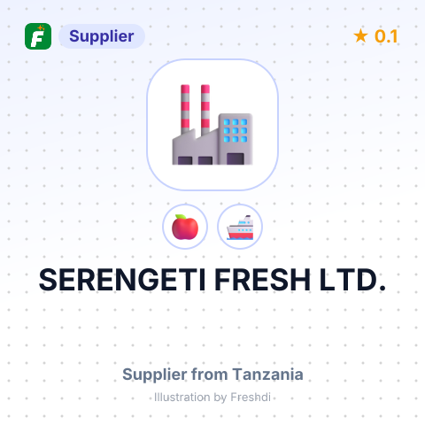 SERENGETI FRESH LTD. – summary card, no photo uploaded yet