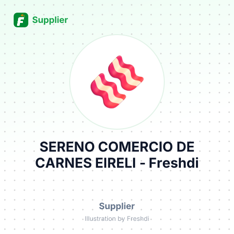 SERENO COMERCIO DE CARNES EIRELI – summary card, no photo uploaded yet