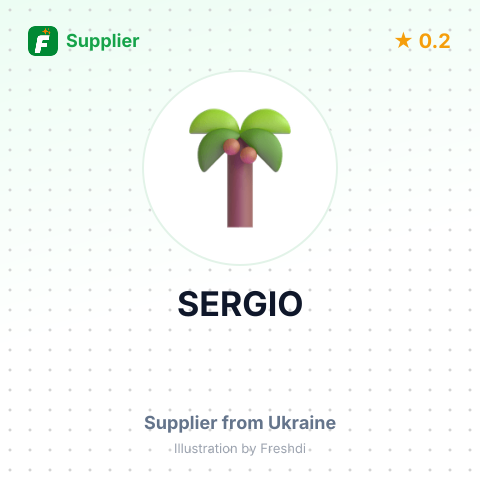 SERGIO – summary card, no photo uploaded yet