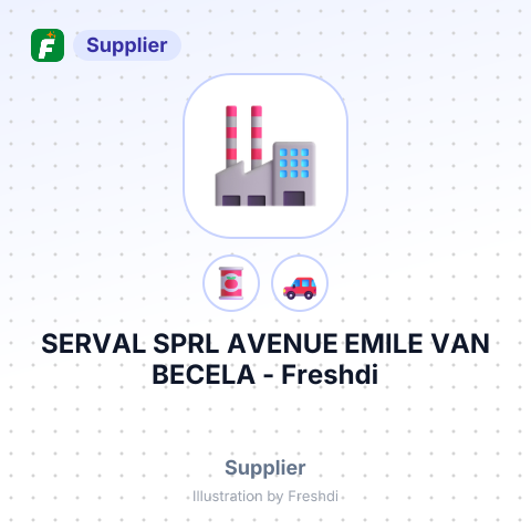 SERVAL SPRL AVENUE EMILE VAN BECELA – summary card, no photo uploaded yet