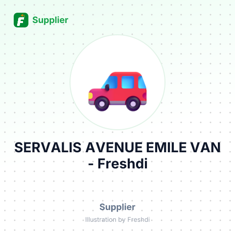 SERVALIS AVENUE EMILE VAN – summary card, no photo uploaded yet