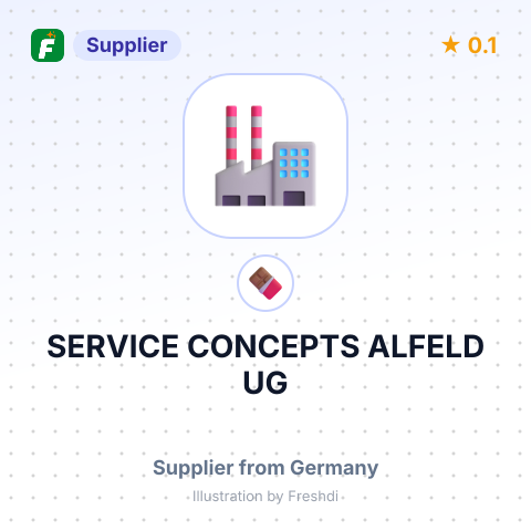 SERVICE CONCEPTS ALFELD UG – summary card, no photo uploaded yet