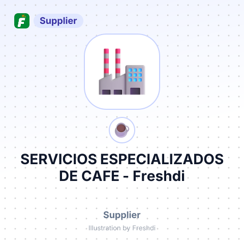 SERVICIOS ESPECIALIZADOS DE CAFE – summary card, no photo uploaded yet