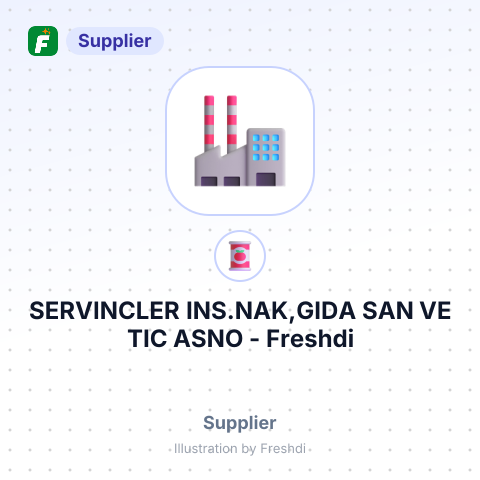 SERVINCLER INS.NAK,GIDA SAN VE TIC ASNO – summary card, no photo uploaded yet