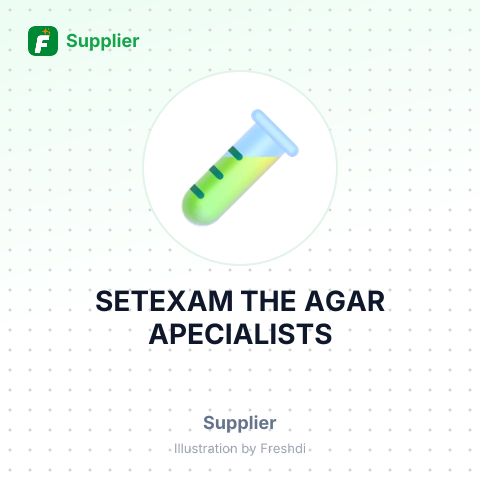 SETEXAM THE AGAR APECIALISTS – summary card, no photo uploaded yet