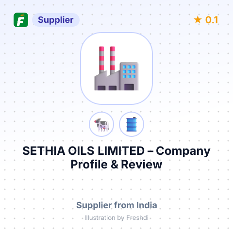 SETHIA OILS LIMITED – summary card, no photo uploaded yet