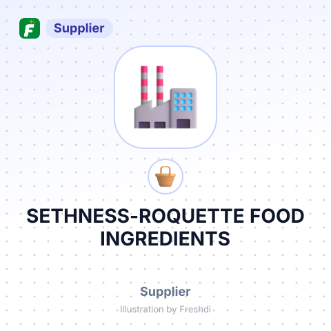 SETHNESS-ROQUETTE FOOD INGREDIENTS – summary card, no photo uploaded yet