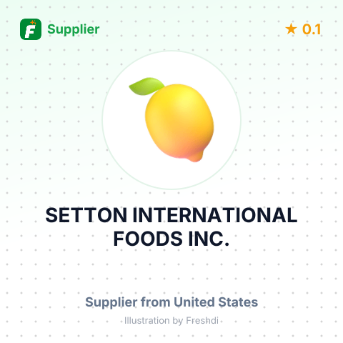 SETTON INTERNATIONAL FOODS INC. – summary card, no photo uploaded yet