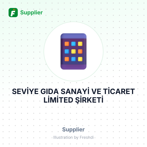 SEVİYE GIDA SANAYİ VE TİCARET LİMİTED ŞİRKETİ – summary card, no photo uploaded yet
