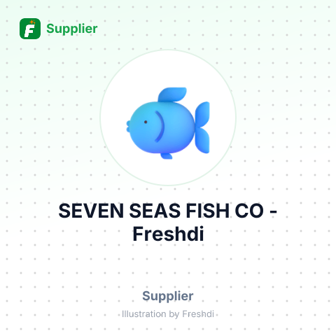 SEVEN SEAS FISH CO – summary card, no photo uploaded yet