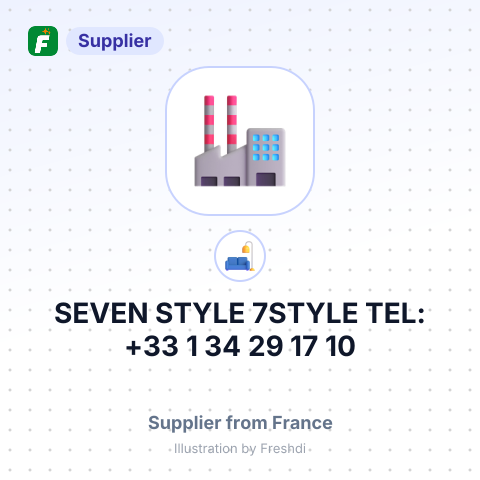 SEVEN STYLE 7STYLE TEL: +33 1 34 29 17 10 – summary card, no photo uploaded yet