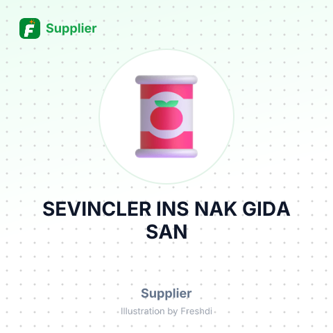 SEVINCLER INS NAK GIDA SAN – summary card, no photo uploaded yet