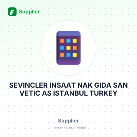 SEVINCLER INSAAT NAK GIDA SAN VETIC AS ISTANBUL TURKEY – summary card, no photo uploaded yet