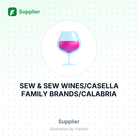 SEW & SEW WINES/CASELLA FAMILY BRANDS/CALABRIA – summary card, no photo uploaded yet